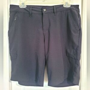 Lee Women's Black Active Performance Shorts, Size 8 Medium, Hiking, Outdoor